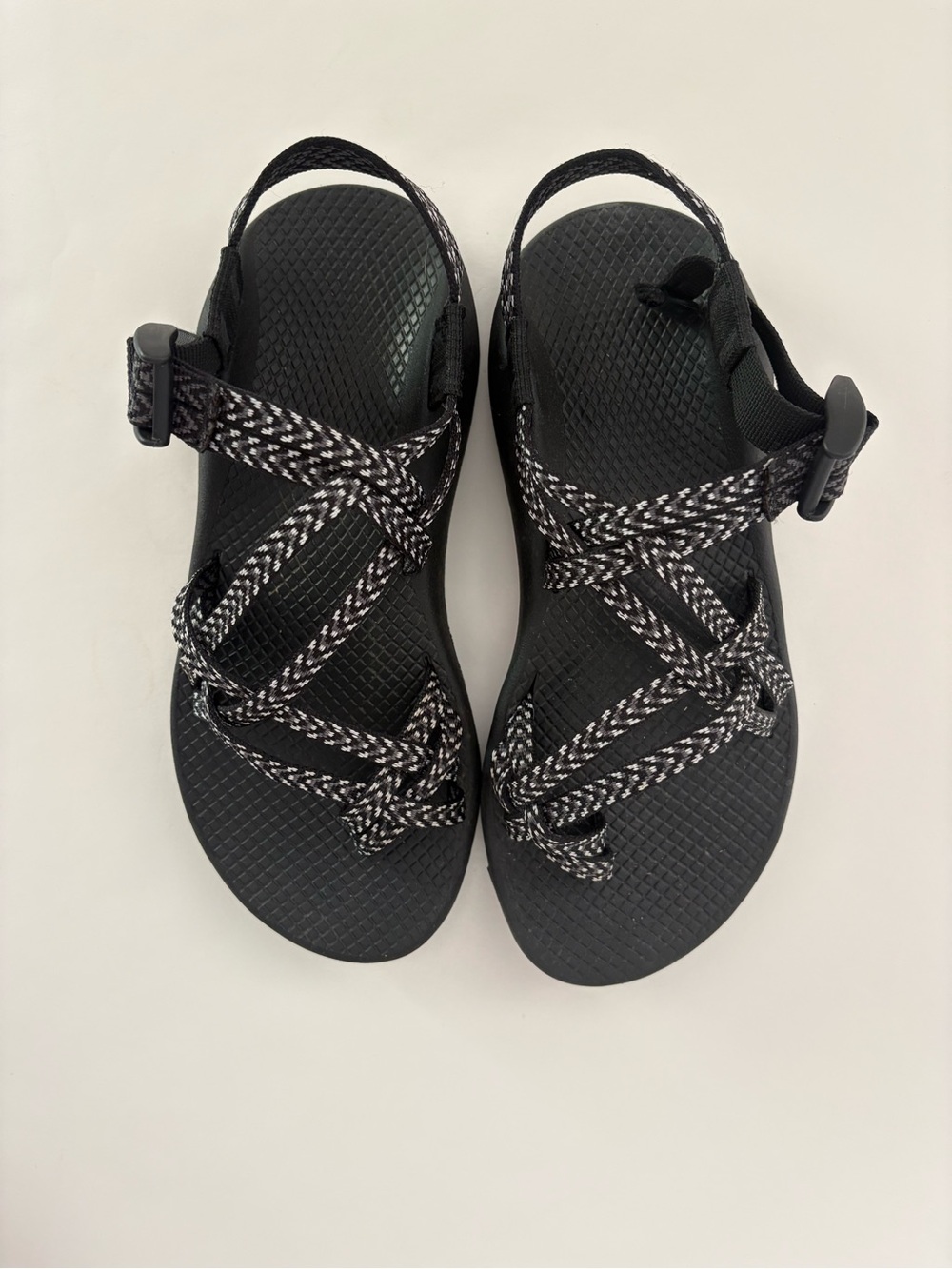 Chaco Women's ZX/2 Cloud Sandals - Black/White - Size 7